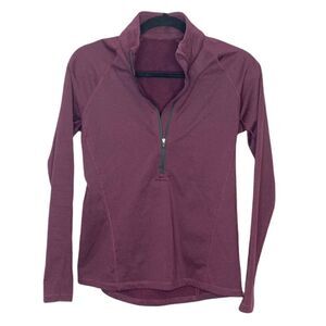 Tesla Women’s Maroon Wine 1/2 Zip Pullover Size Medium